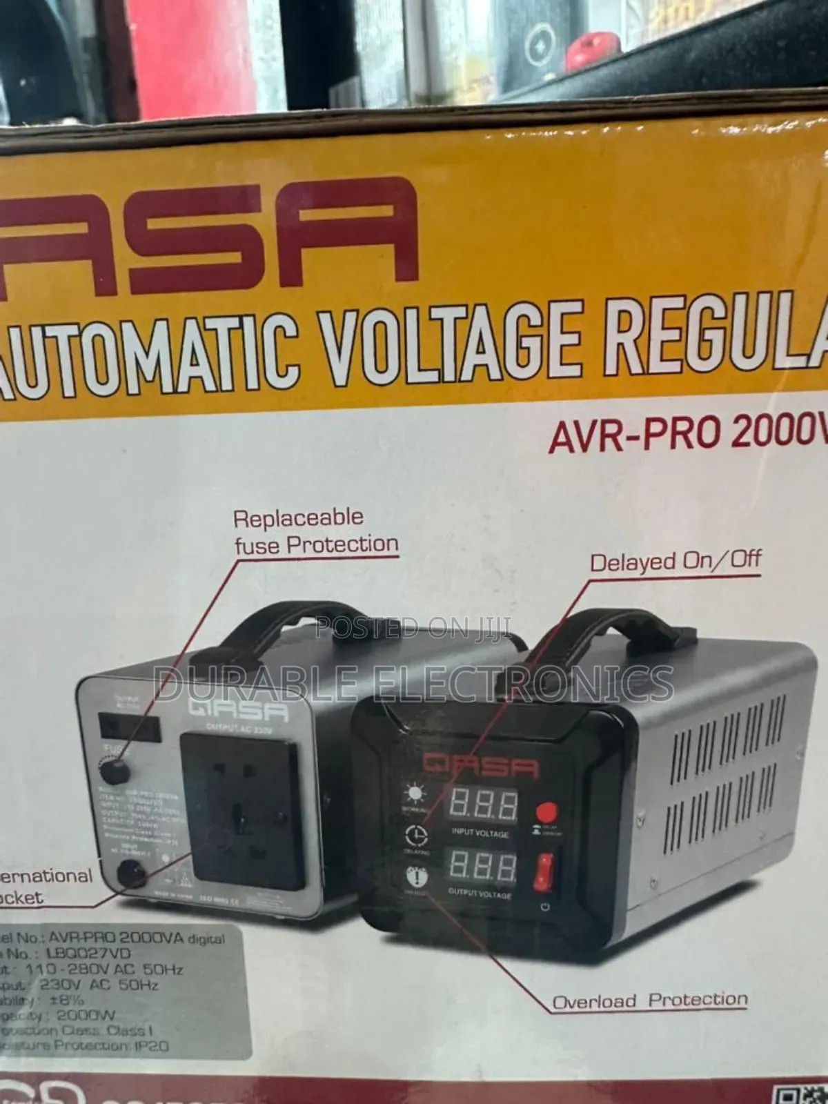 Qasa Digital Voltage Stabilizer 2000va