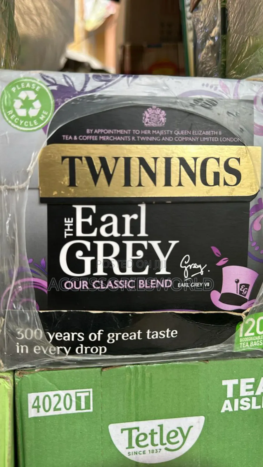 Twinings the Earl Grey Tea Bags 80 Pack