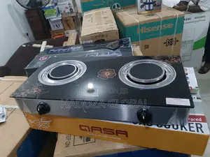 Qasa Qgc2bg Compact Double-burner Gas Stove