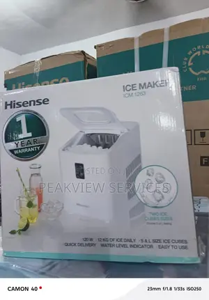 Compact Ice Machine 12kg by Hisense Icm1263