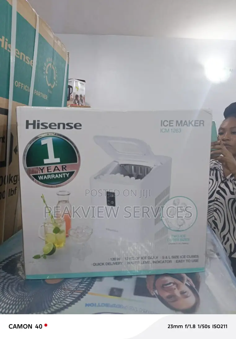 Hisense Ice Cube Model Icm1263 12kg Capacity