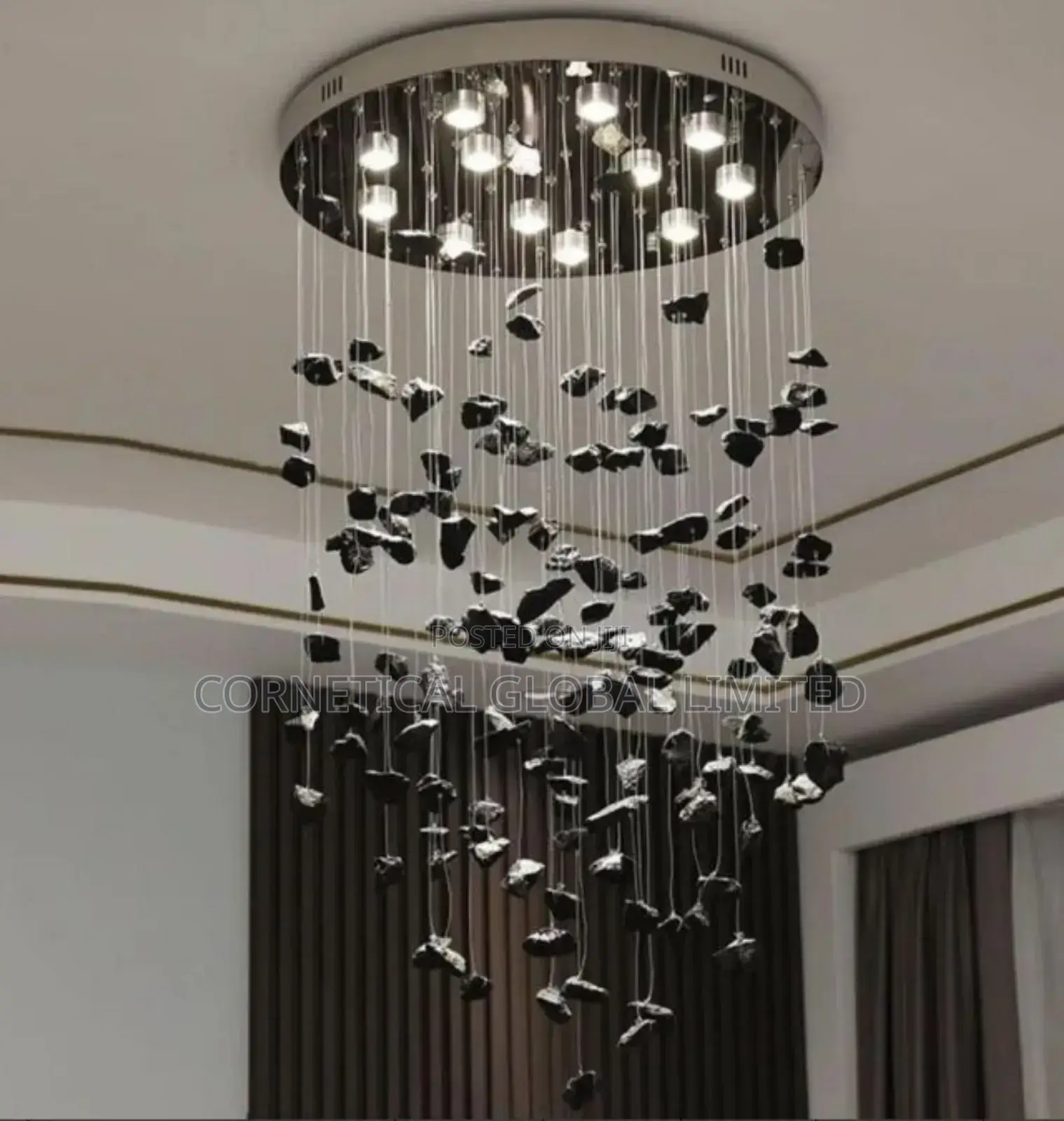 Modern Quality Luxury Rustic Leaf Chandelier