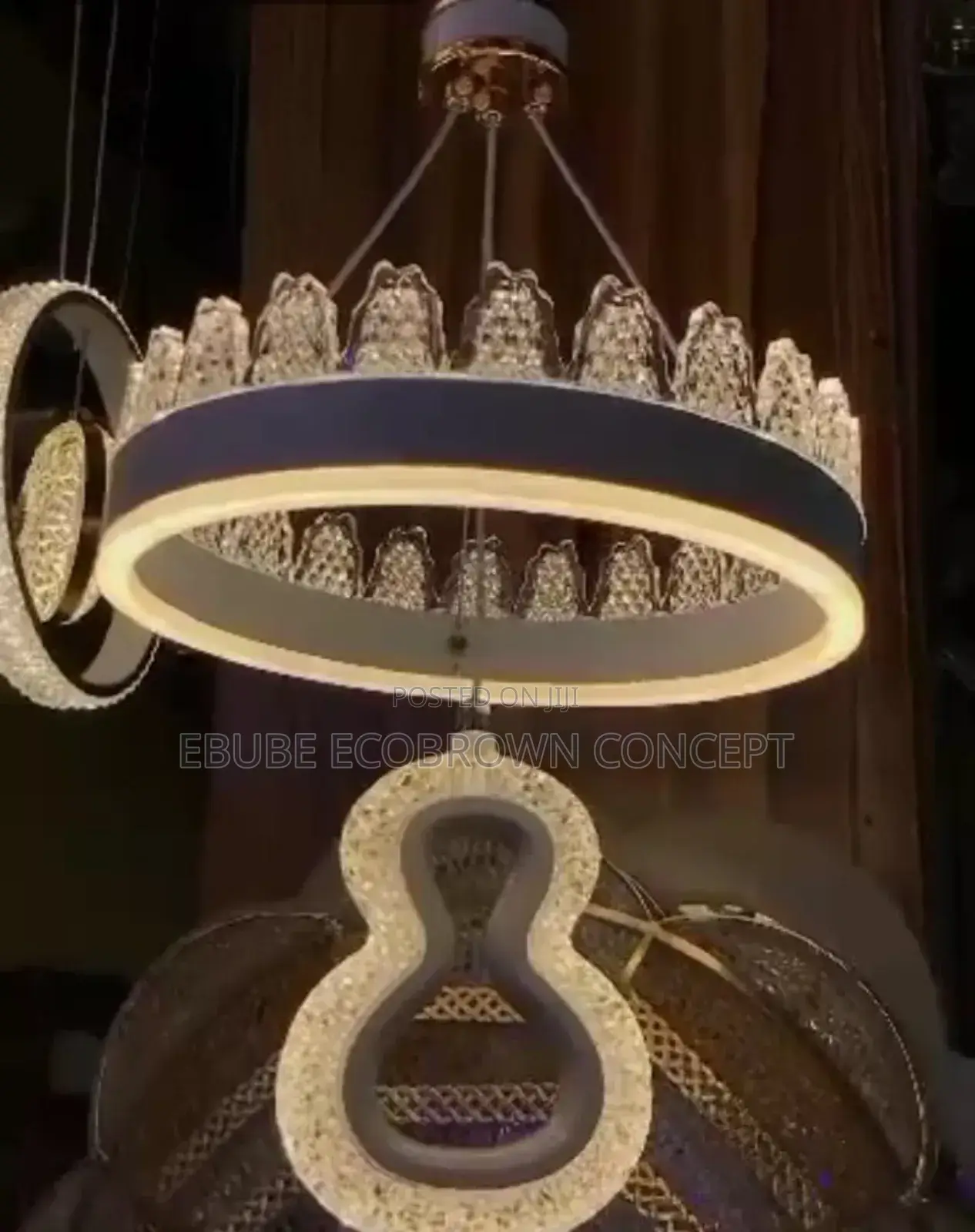 Simple Crystal Chandelier for Modern Homes