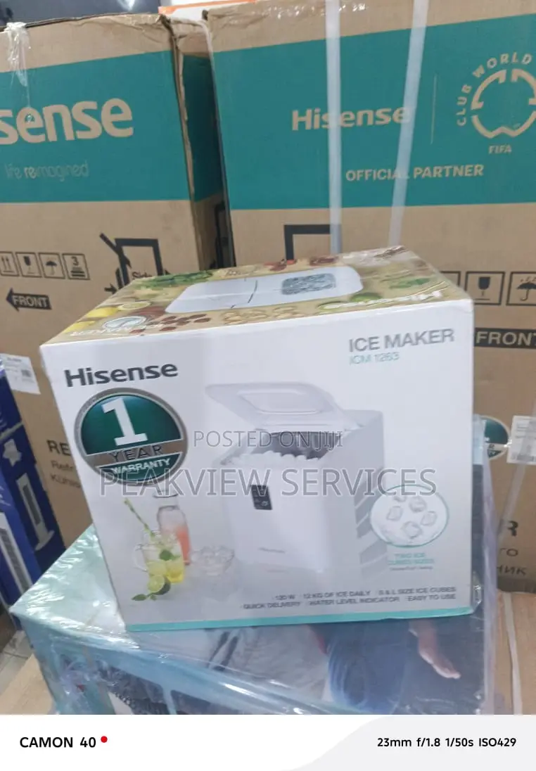 Hisense Icm1263 Compact 120w Ice Maker