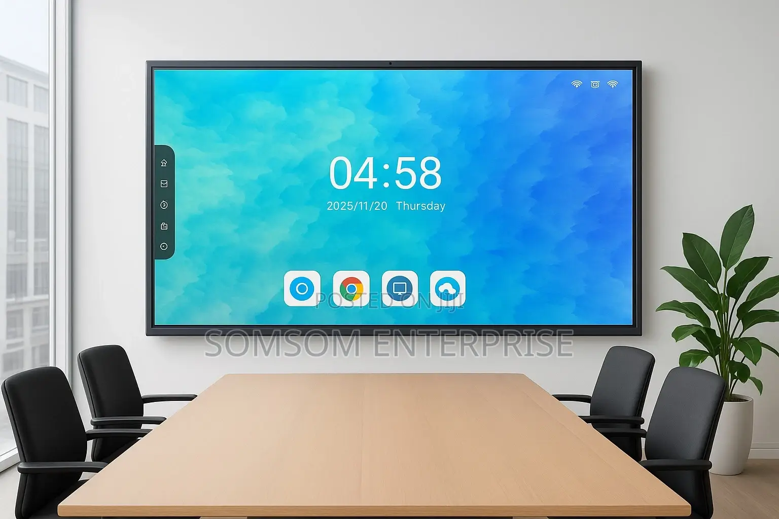 75-Inch Interactive Smart Board (Touchscreen) – For Sale!