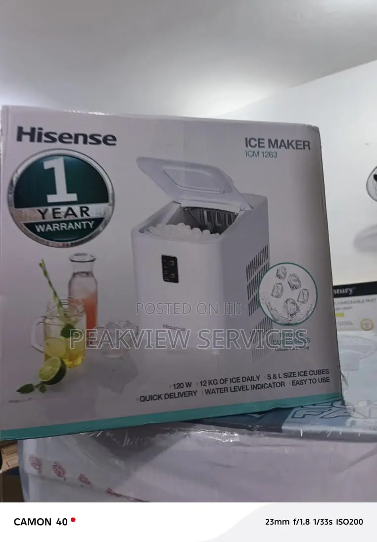Hisense Tabletop Ice Cube Generator Icm1263