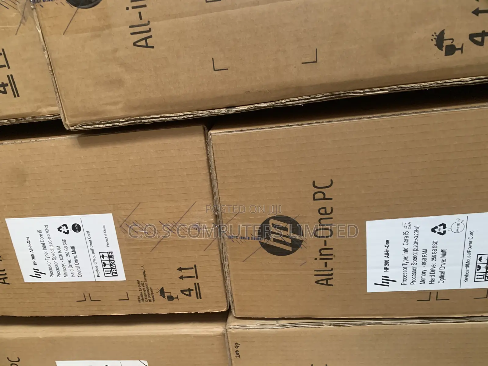 New Desktop Computer HP 200 G4 8GB Intel Core i5 SSD 256GB