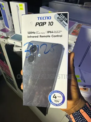 New Tecno Pop 10 128 GB Black