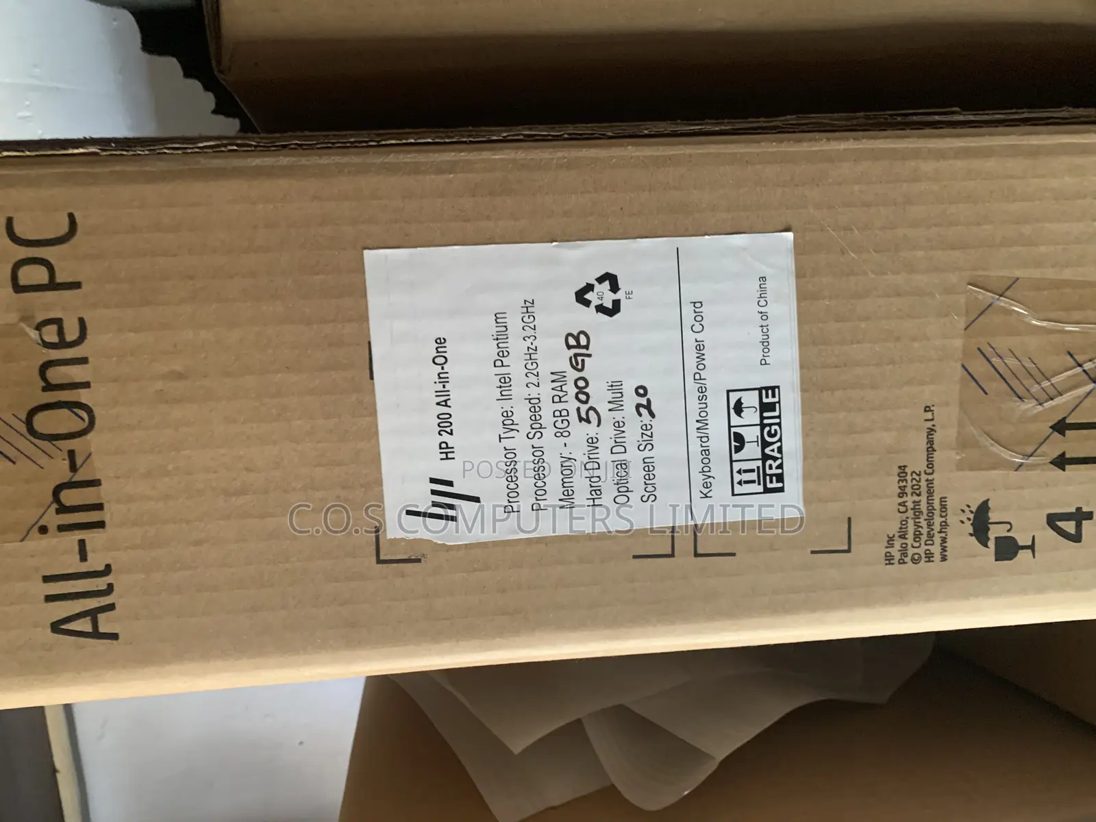 New Desktop Computer HP 200 G4 8GB Intel Pentium SSD 500GB