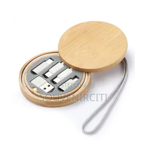 Wooden Data Cable Set