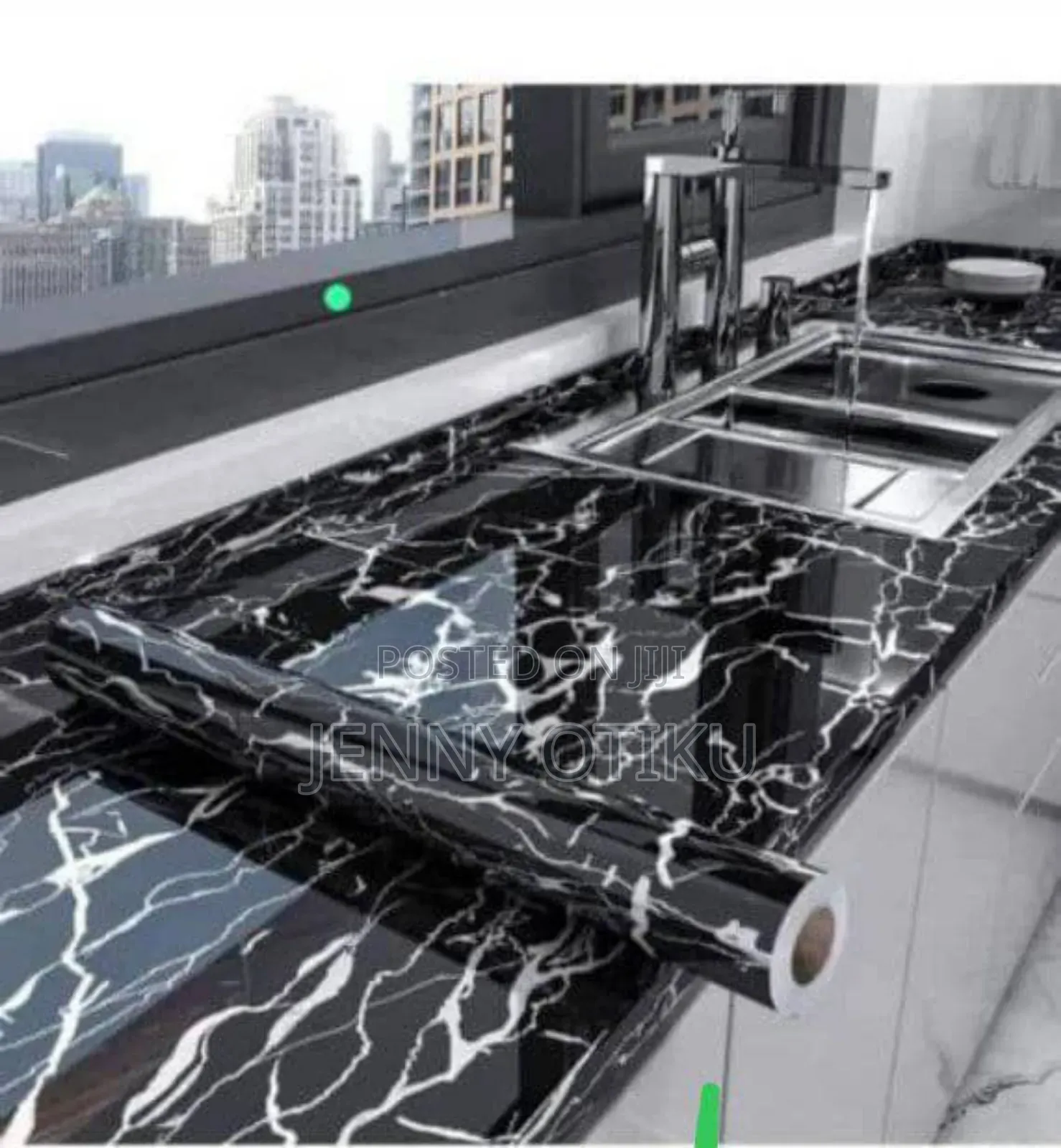 5m Marble Sticker