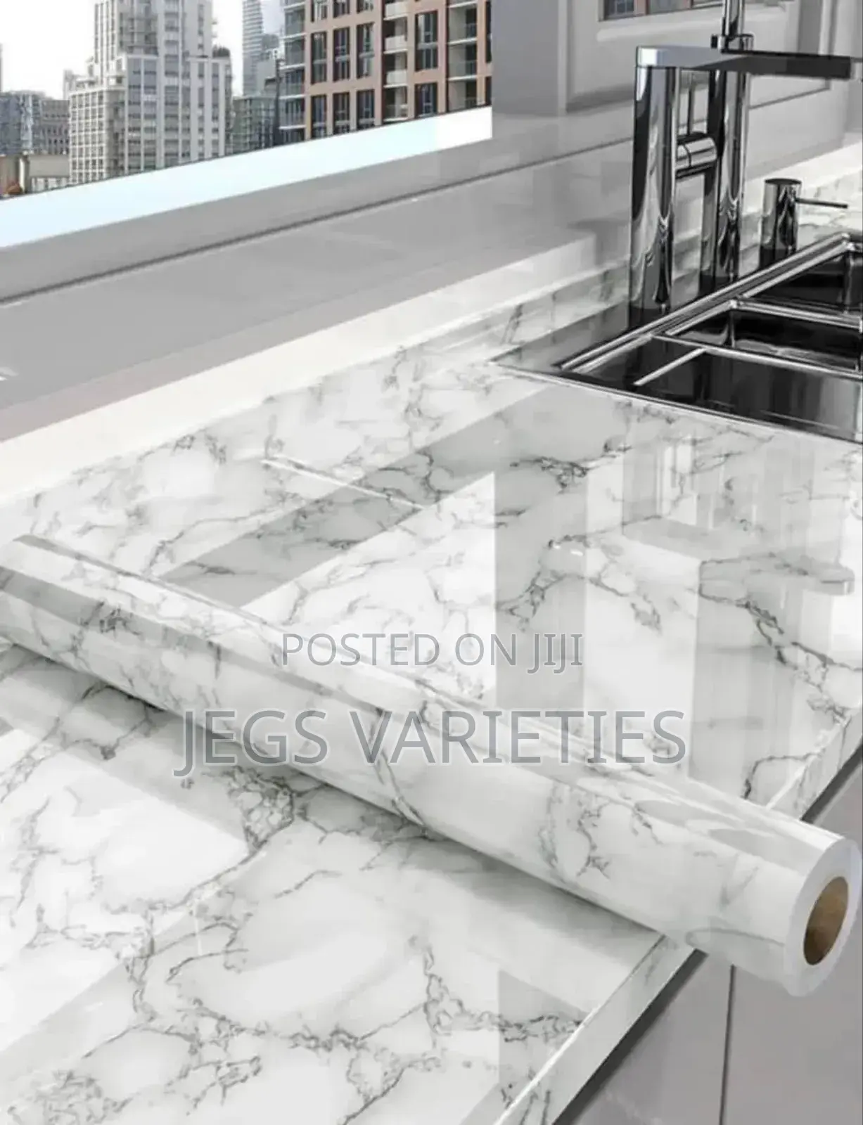 5m Marble Sticker