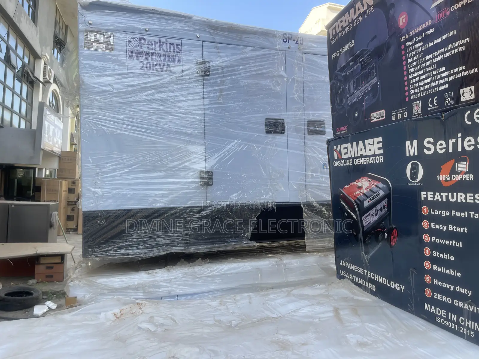 20kva Perkins Soundproof Diesel Heavy Duty Perkins Engine Generator