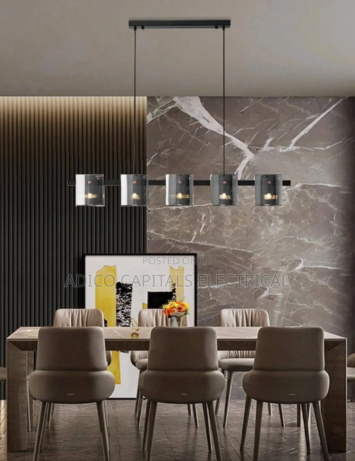 Luxurious Glass Drop Chandelier