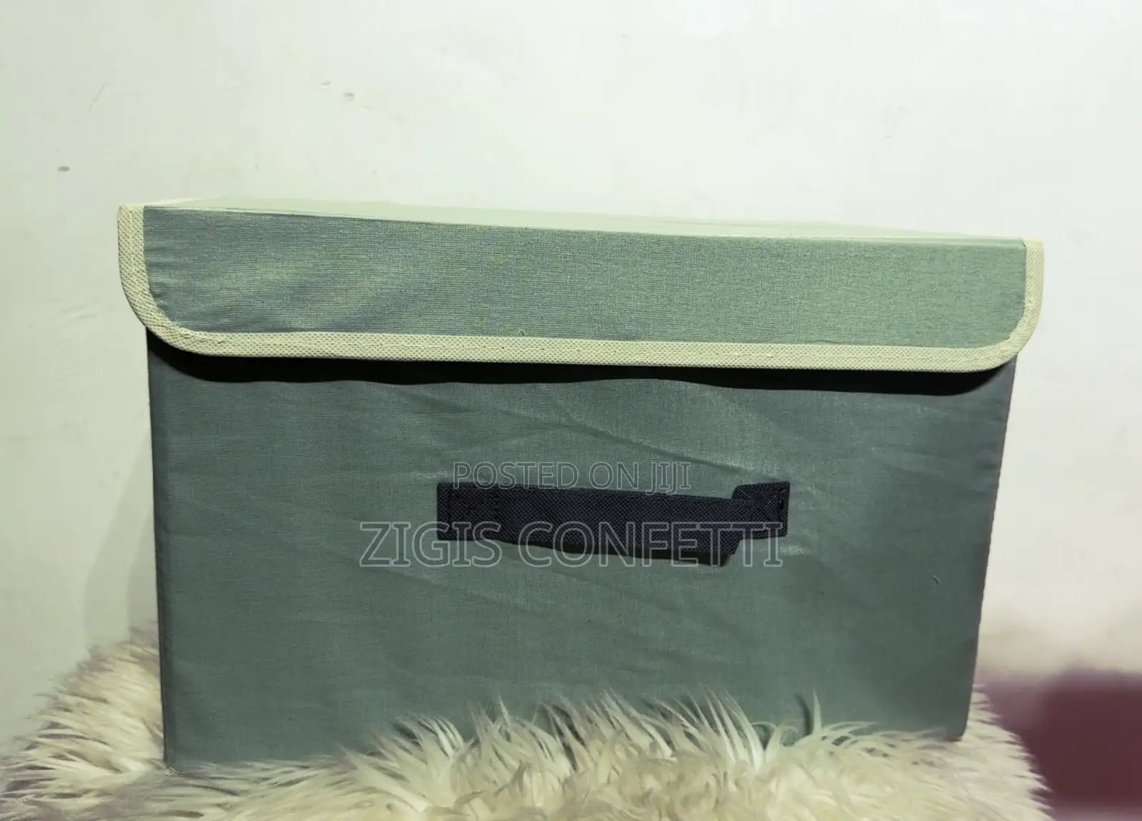 Collapsible Storage Box With Lid