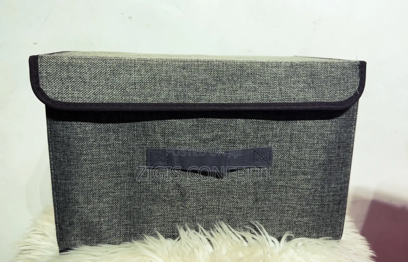 Collapsible Storage Box With Lid