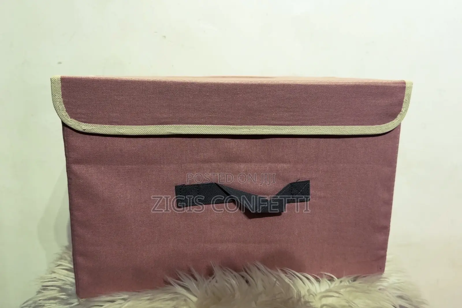 Collapsible Storage Box With Lid