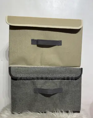 Collapsible Storage Box With Lid
