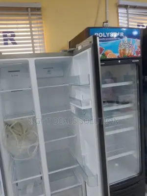 Polystar Side-by-Side Refrigerator – Water Dispenser Ice Maker