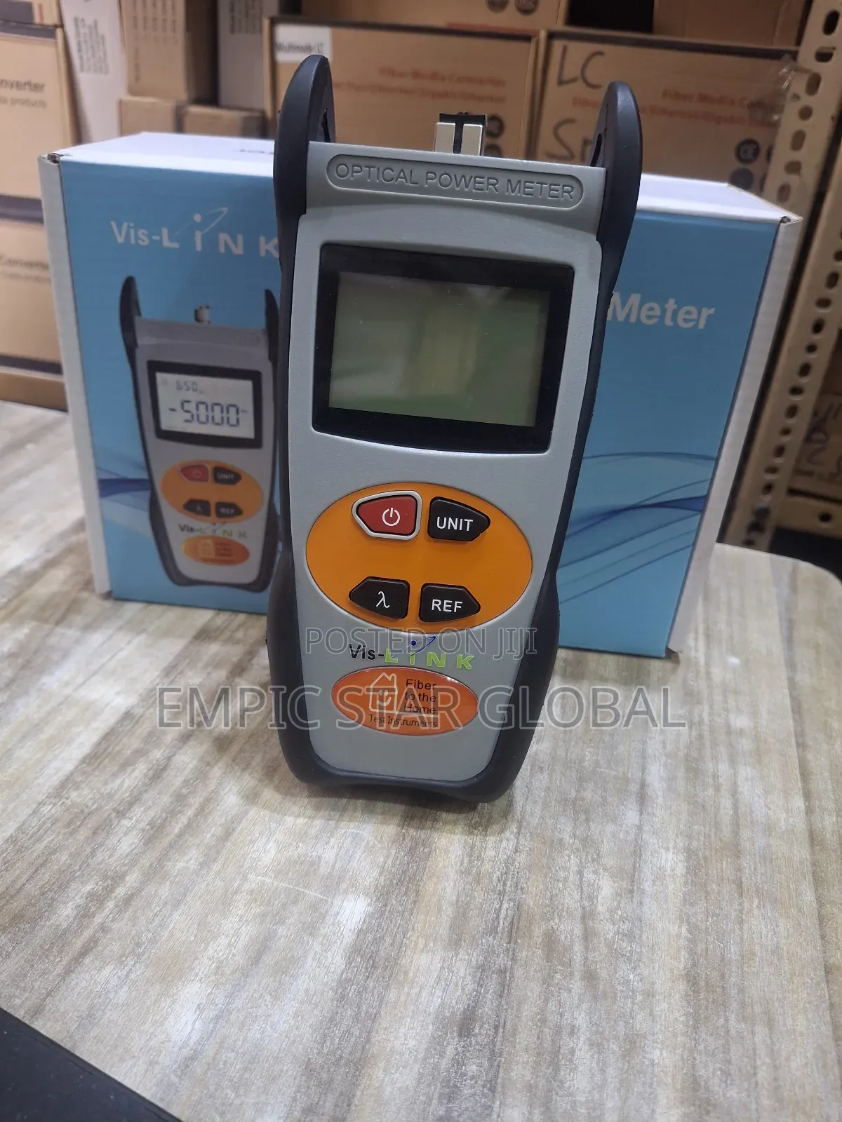 Optical Power Meter Unique Universal Interface Design, Fc/Sc/St