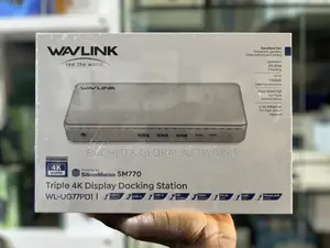 Wavlink Ug77pd1 Triple Docking Station With 85w Upstream Charging.