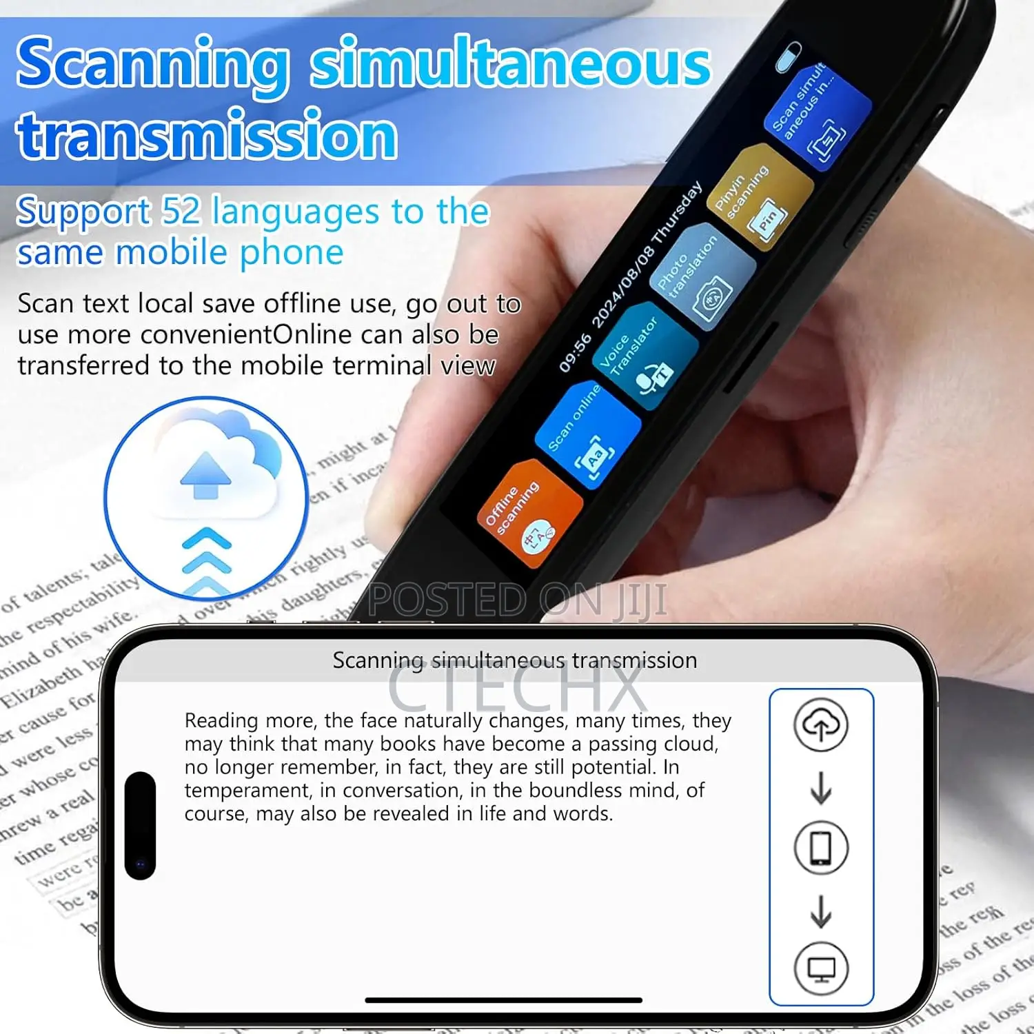 142 Languages Scan Translator Pen. Scan Reader Pen