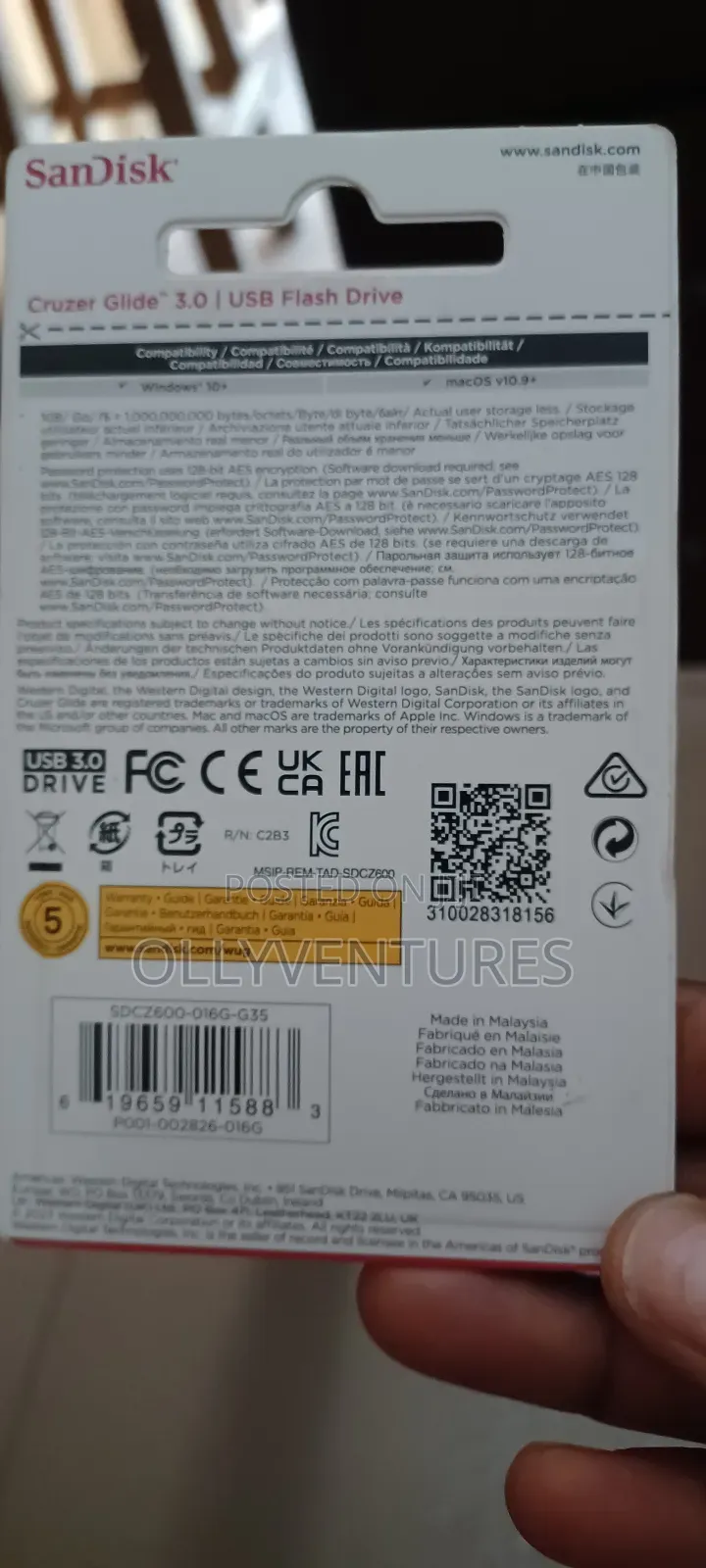 Sandisk Cruzer Glide 3.0 16gb