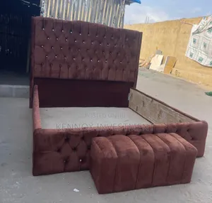 6 by 6 Executive Bedframe With Ottoman