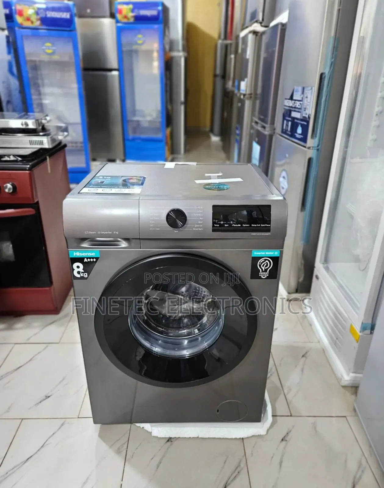 Hisense Automatic Front Load Washing Machine, 8kg