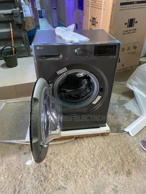 9kg Lg Wash And Spin Front Loader Automatic Washing Machine,Gray Color