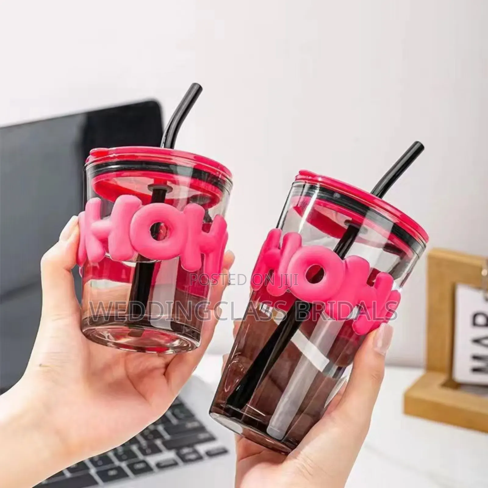 12pcs Glass Cups Water Bottle