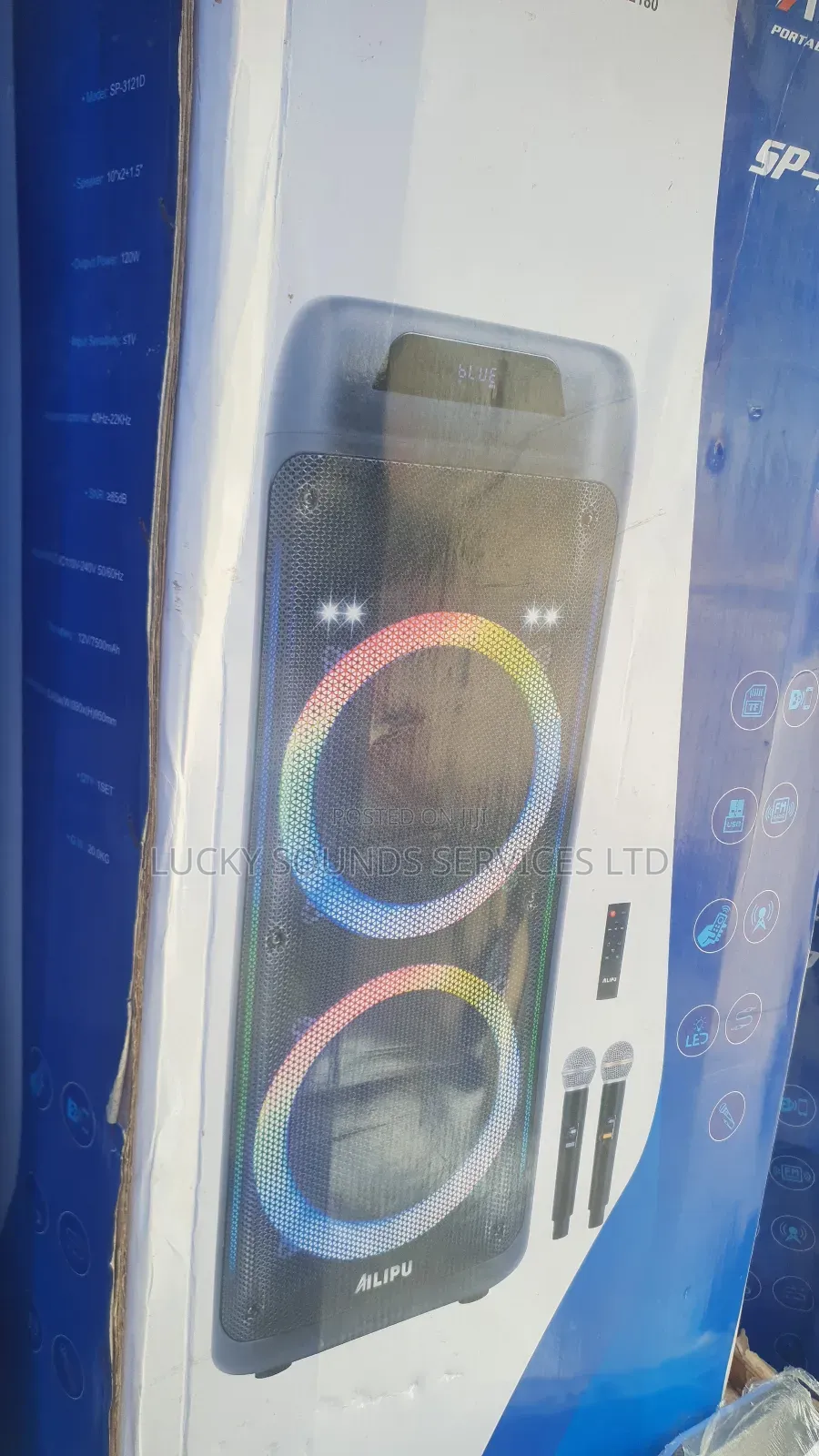 Aliipu Pa System Double Speaker