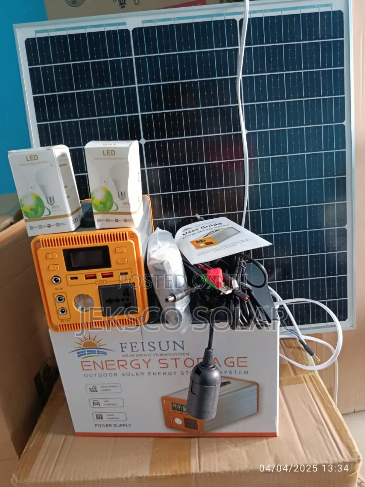 Solar Generator, Energy Storage, 300watts.
