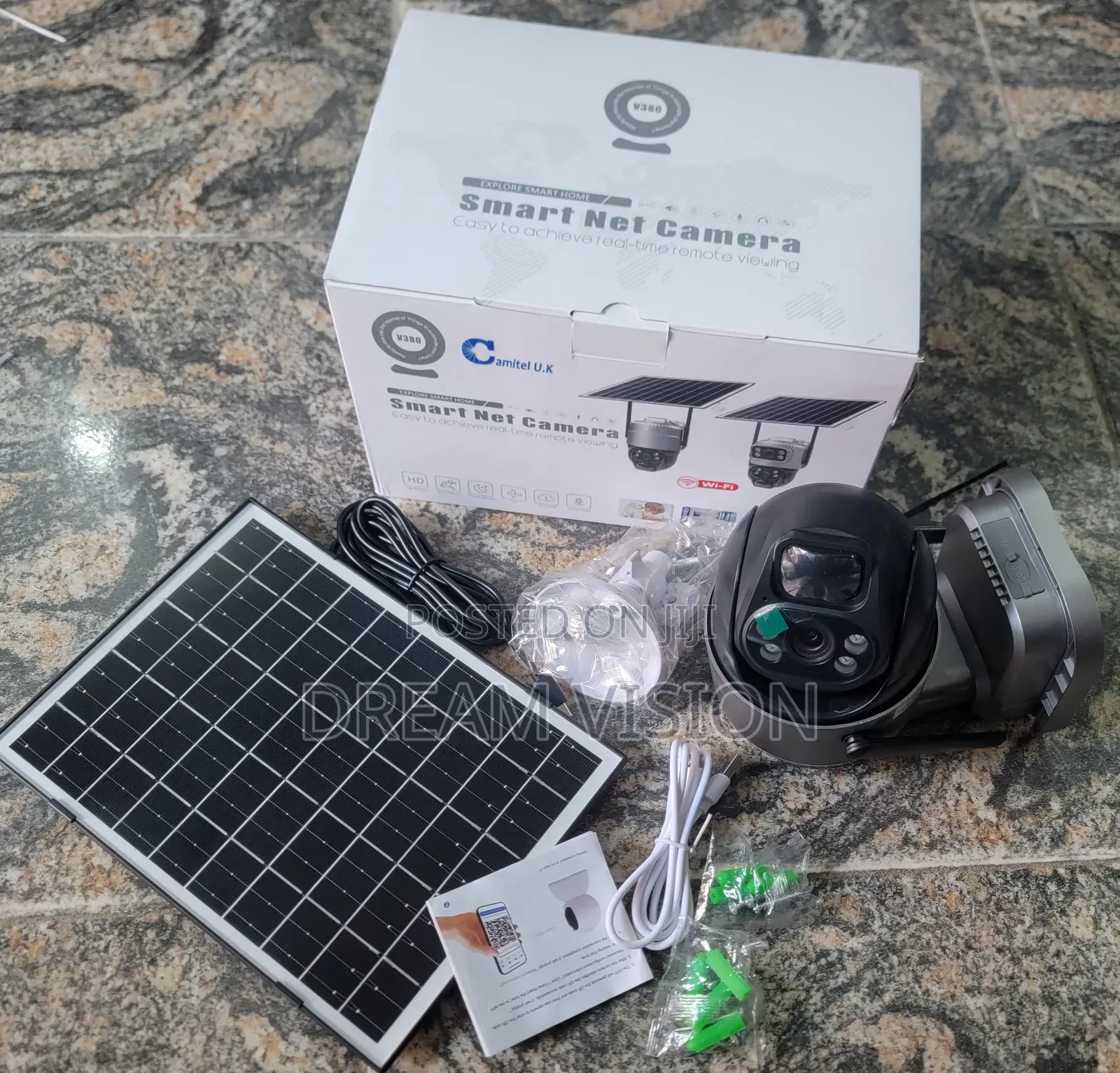 Smart Camera V380 With Solar