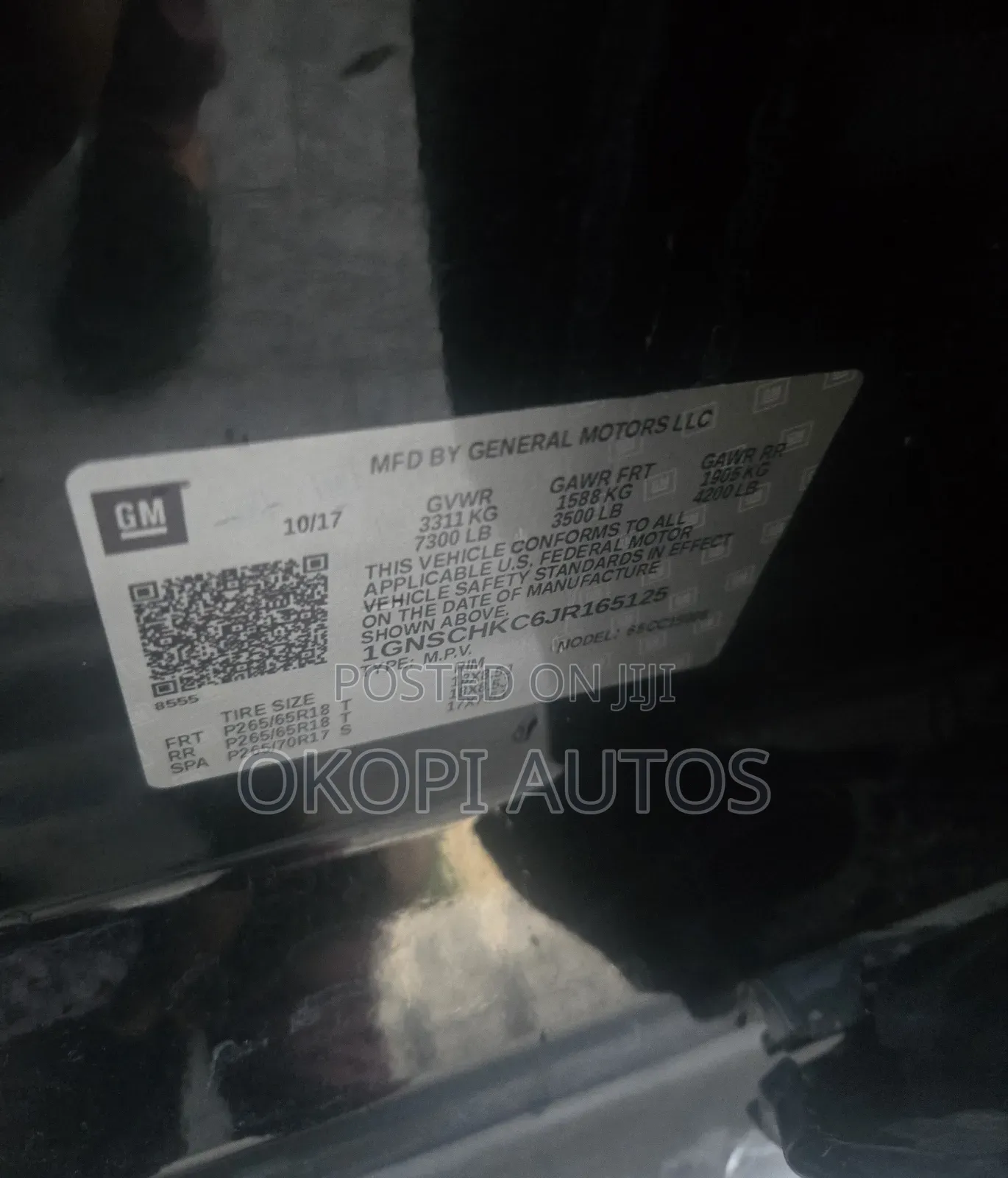 Chevrolet Suburban 2018 Black