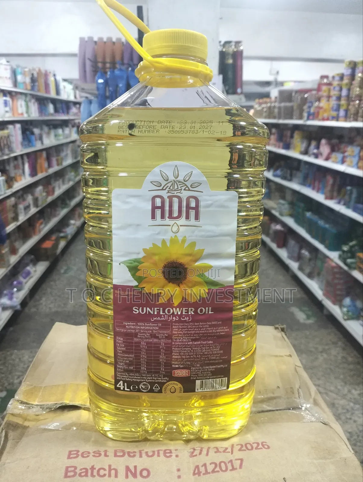 Ada Sunflower Oil 4l