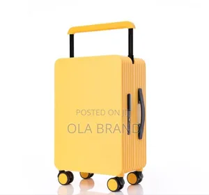 Fashionable Suitcases Portable Luggage Bag 22/26" Yellow Each Single