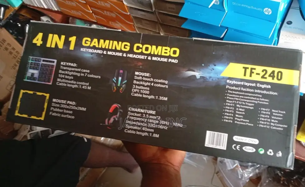 T-Wolf Tf-240 4-in-1 Wired Gaming Combo
