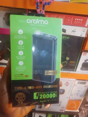 Oraimo 20000mah Powerbank With Type-C Input and Output