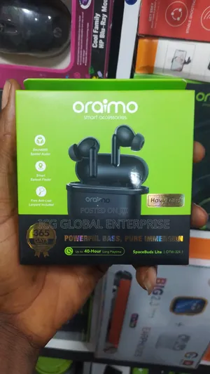 Oraimo Space Bud Lite Earbud With Havy Base and 40hrs Playtime