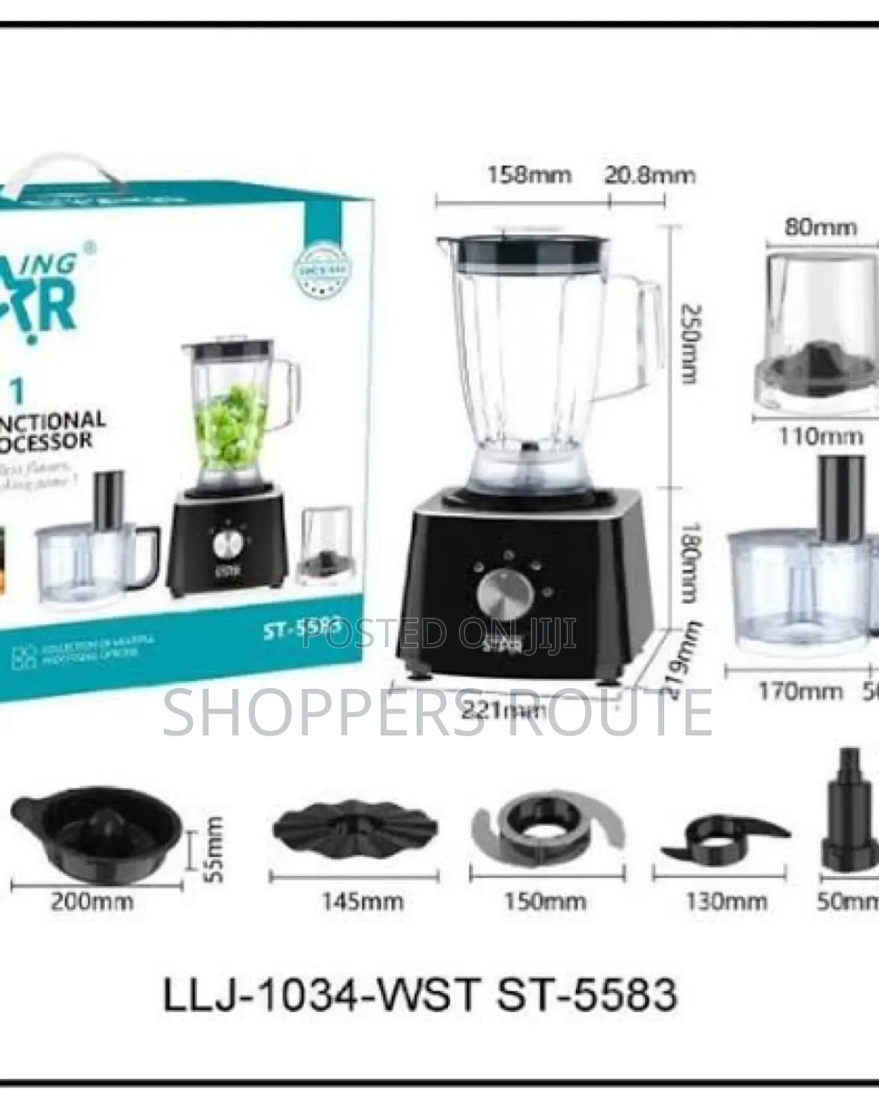 Winning Star 10 in 1 Multifunctional Food Processor St 5588