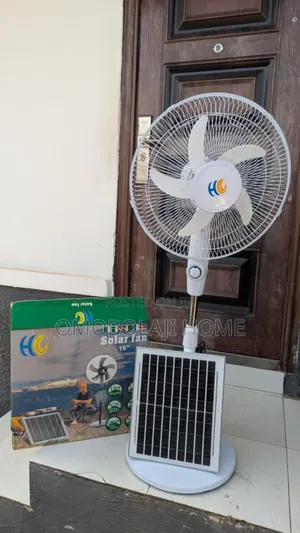 16 Inches Rechargeable Fan With Panel