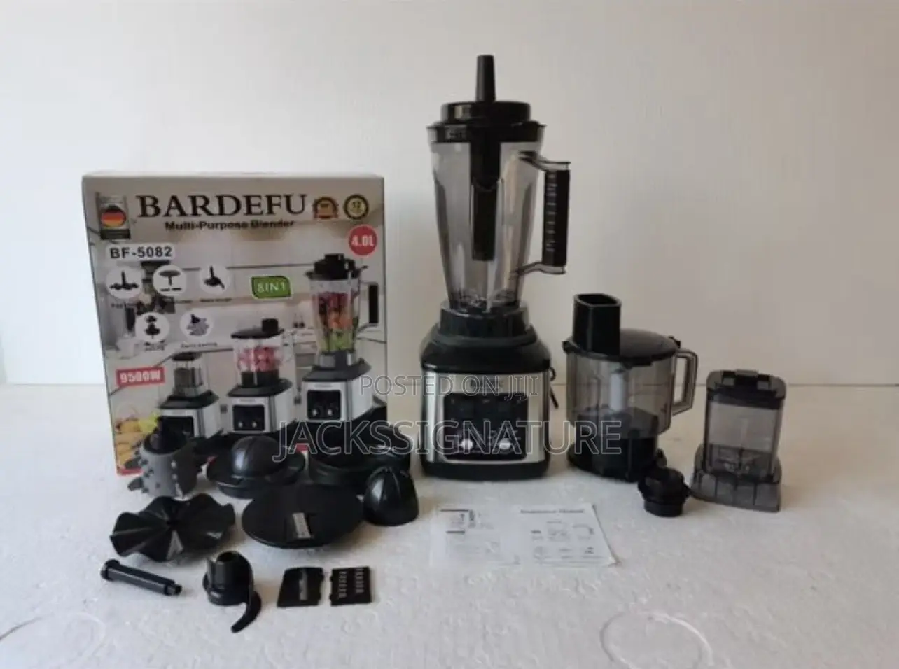 Bardefu 4l 8-in-1 Multi-Purpose Blender | 9500w | Bf-5082