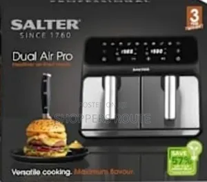 Salter Professional 7.6l Dual Air Pro Digital Touchscreen Air Fryer-