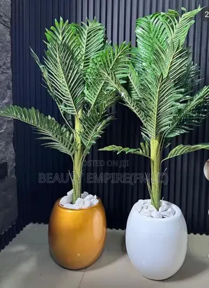 Luxury Artificial Ceramic Potted Flower With Stone