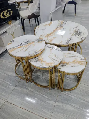Marble Centre Table 1 + 3