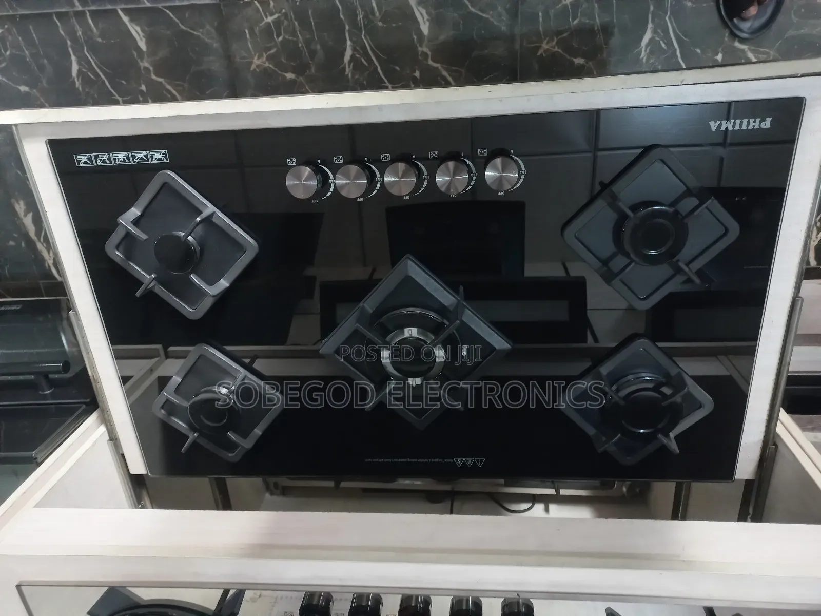 Phiima 5 Burners Built-in Automatic Gas Cooker