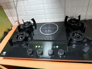 Gs Luxury Flip Up 4 Gas 1 Electric Inbuilt Cooker 60x90cm.