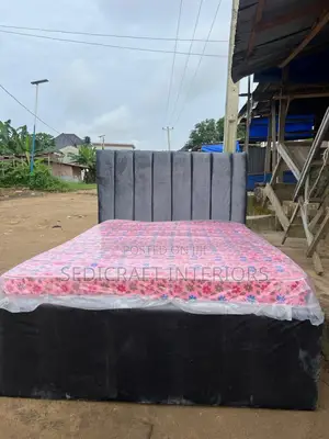 Brand New Line Padded Bedframe Available for Pick Up Today