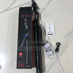 C17 Ai Face Tracking Quadrapod Gimbal Selfie Stick
